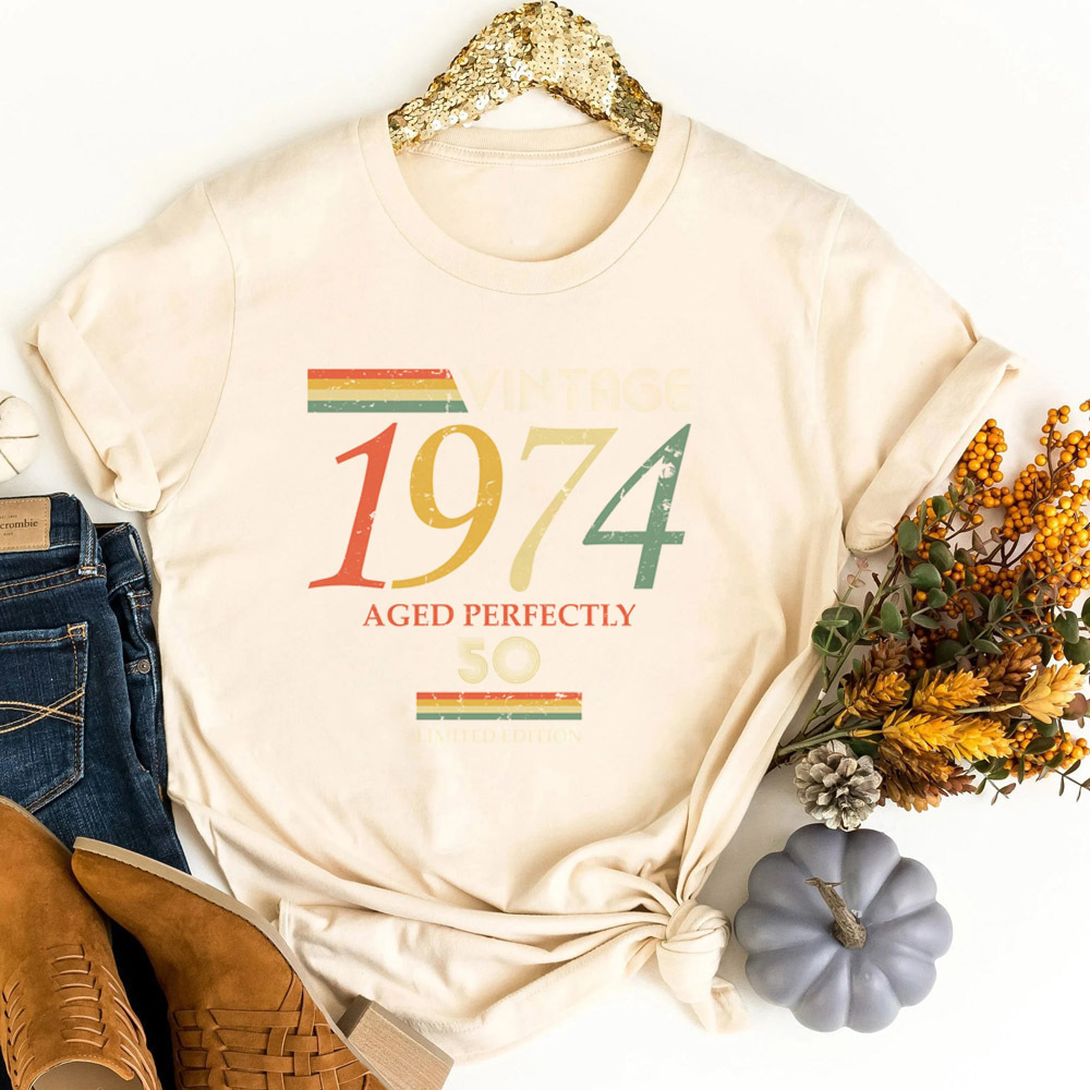 Women'S Fashion From The 80S - 1974 top tees teen funny cute