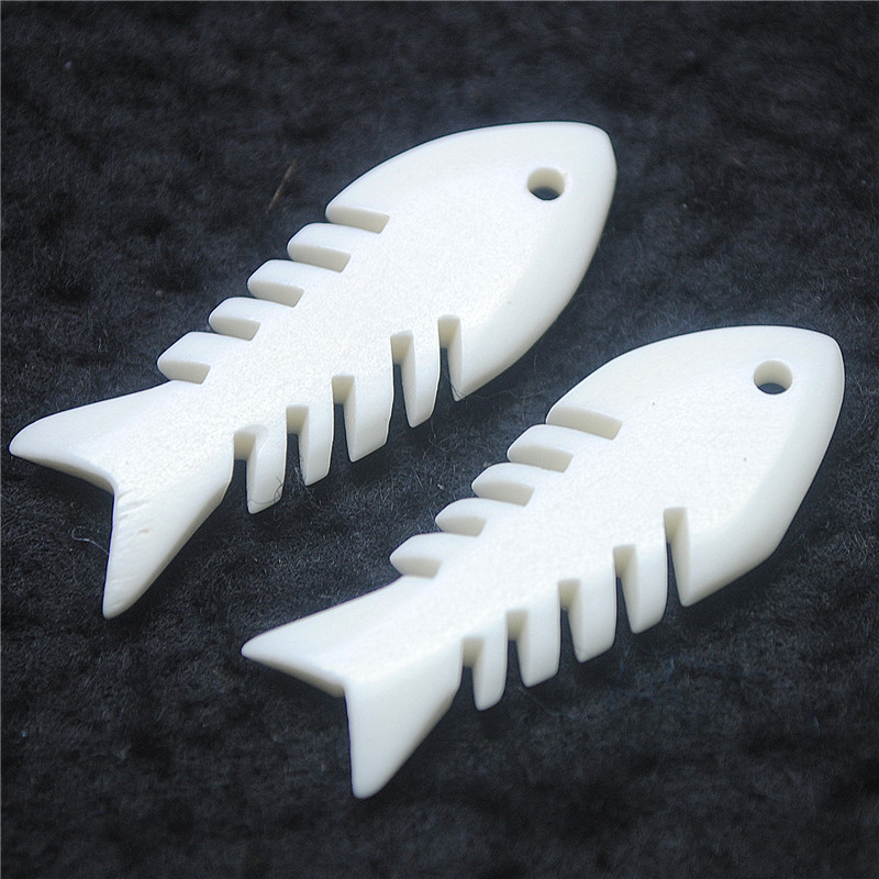 5PCS New White Bone Pendants 3 - Women Fashion Nz recension och pris