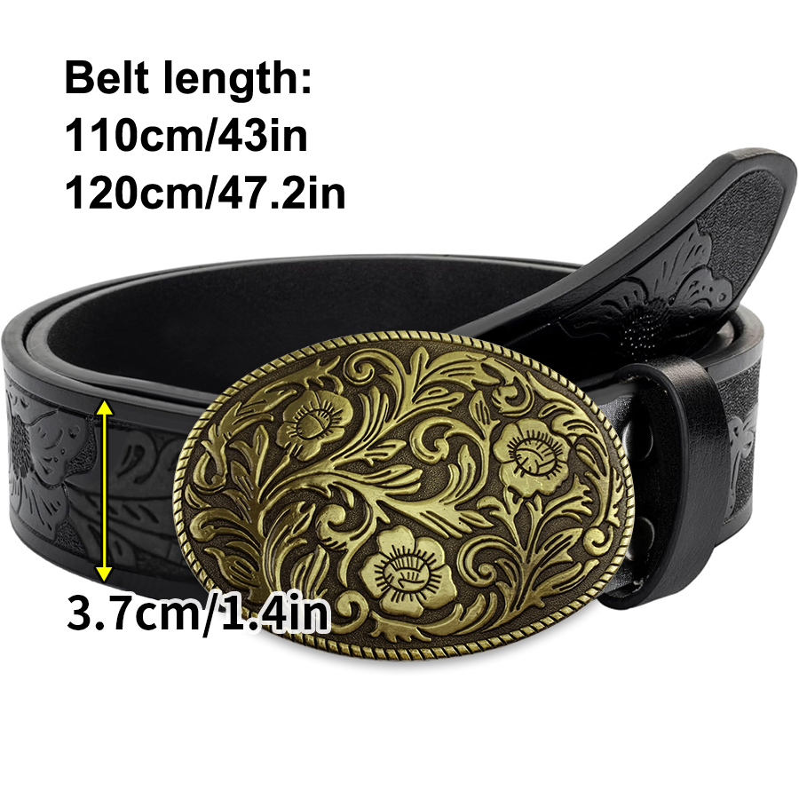 Tang Grass Pattern Buckle Belt - Women Fashion Nz recension och pris
