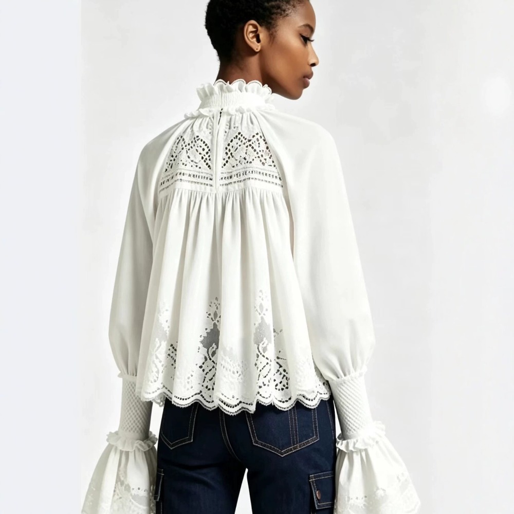 Customization Women's Vintage  - Puff Sleeve Blouse recension och pris