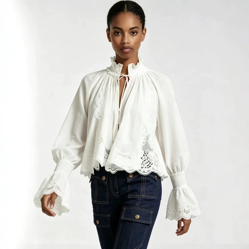 Customization Women's Vintage  - Puff Sleeve Blouse recension och pris