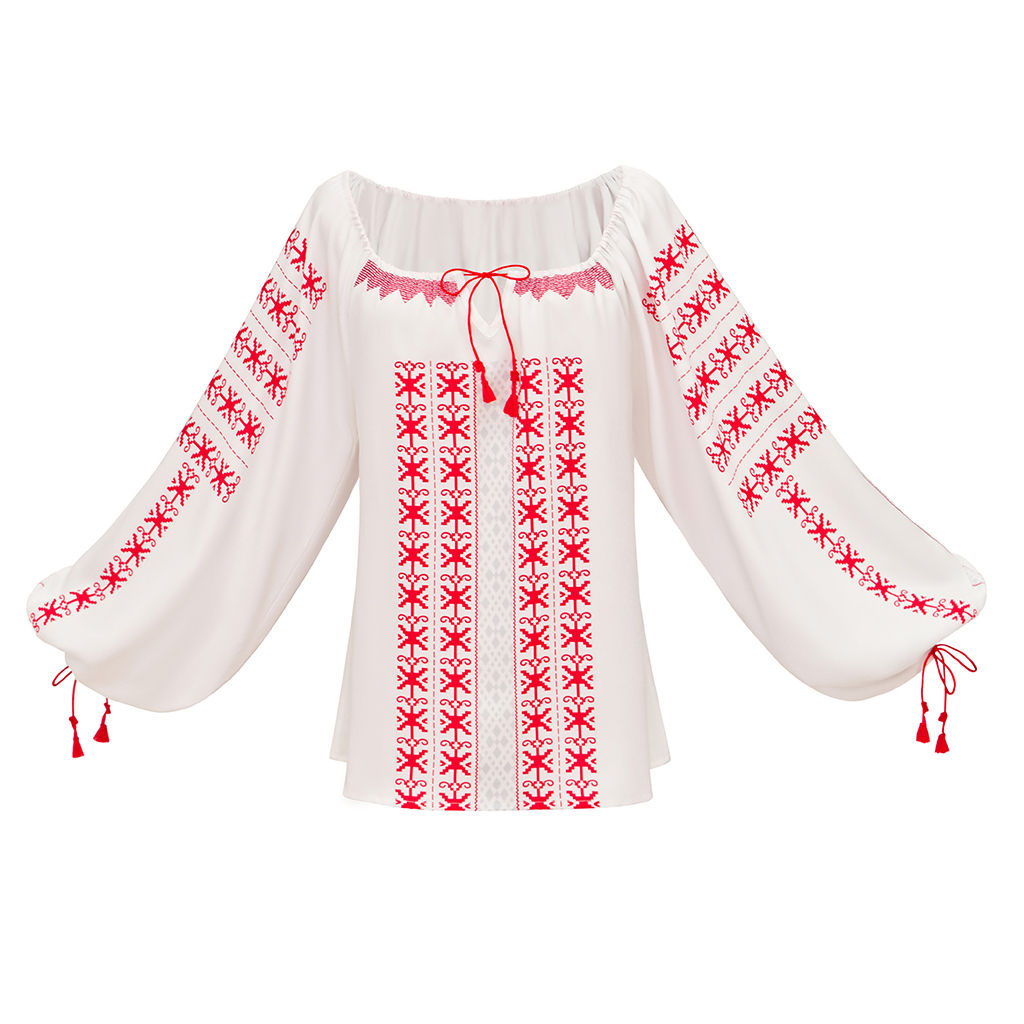 Marion Ravenwood Cosplay Costu - Puff Sleeve Blouse recension och pris