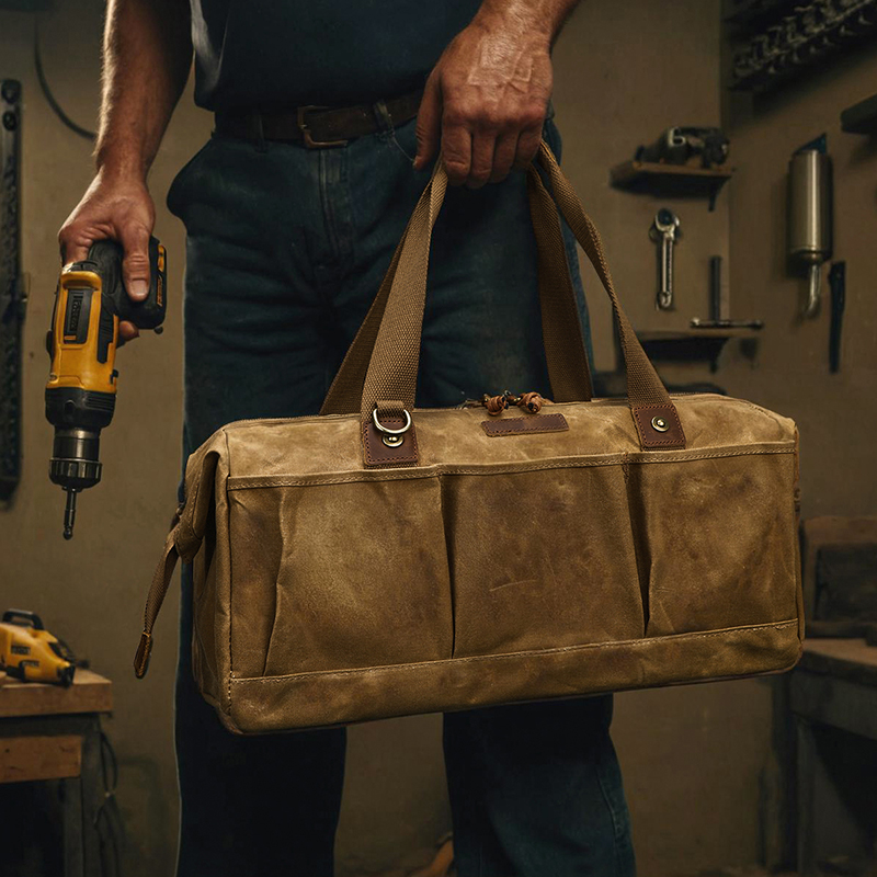 Heavy Duty Waxed Canvas Tool B - Canvas Tote Bag recension och pris