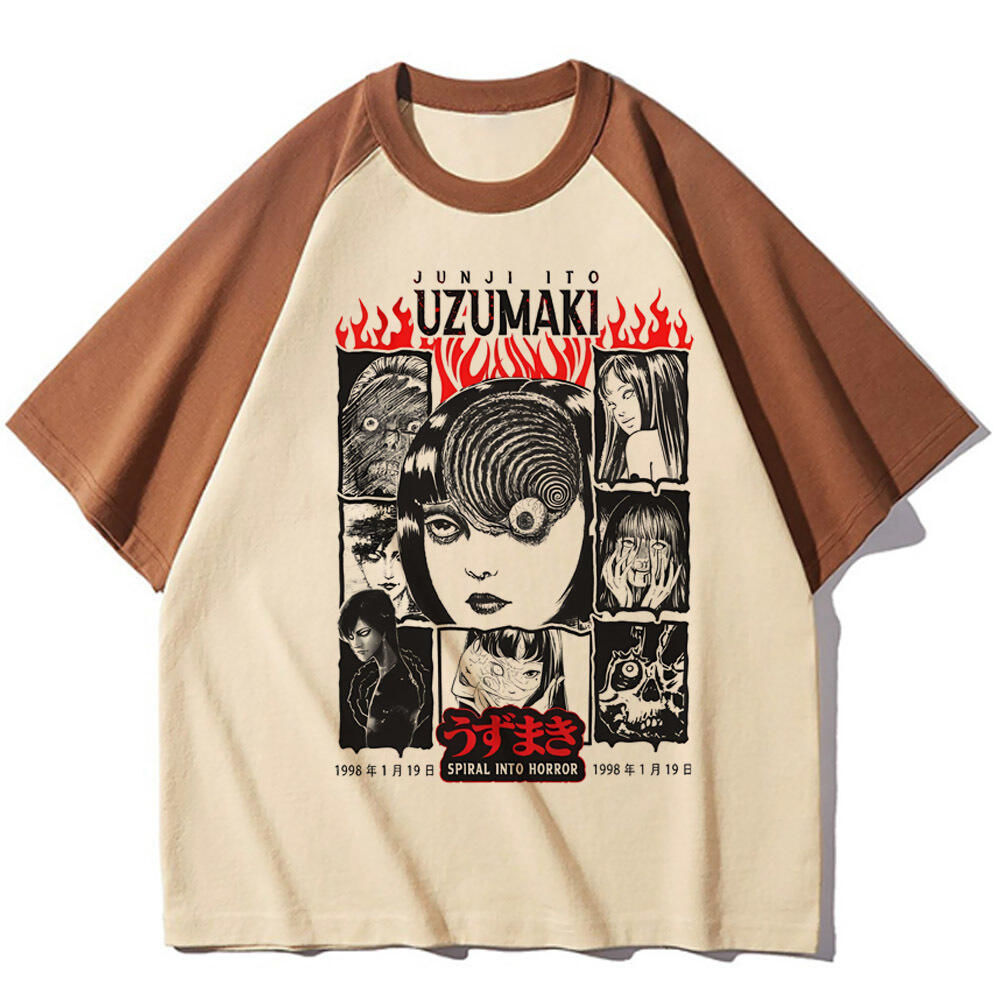 Junji Ito top tees girl Digita - Women'S Fashion From The 80S recension och pris