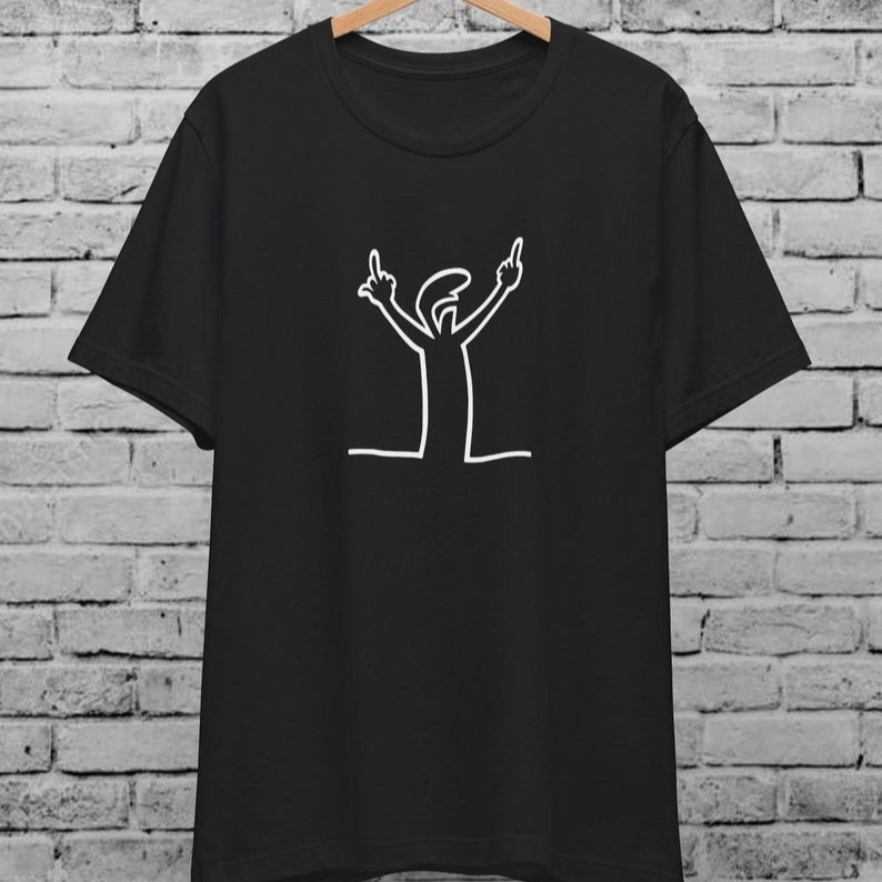 Angry La Linea Unisex T-Shirt  - Women'S Fashion From The 80S recension och pris