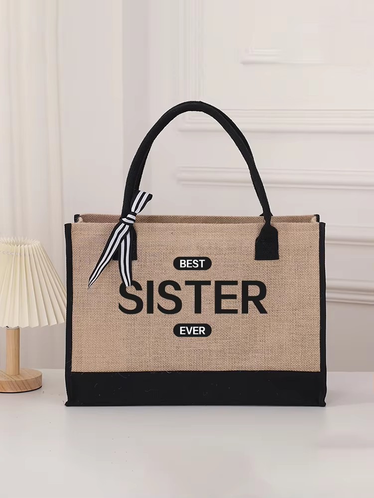 Jiangma Canvas Open-Top Handhe - Canvas Tote Bag recension och pris
