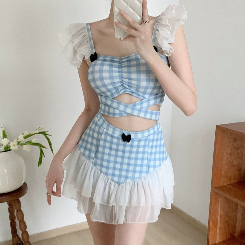 Ladies Slimming Halter Bathing - Women'S Fashion Middle Ages recension och pris