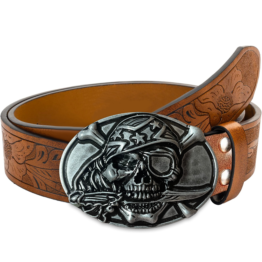 Bite Knife Skull Belt Exquisit - Women Fashion Nz recension och pris