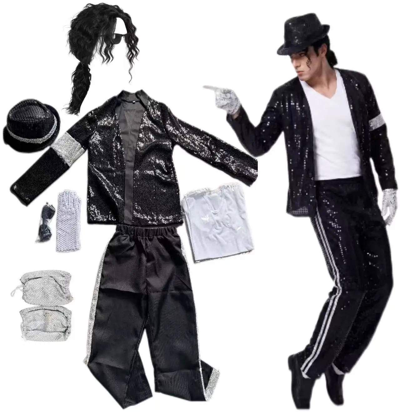 Adult Women Men 80s 90s Pop St - Women'S Fashion From The 80S recension och pris