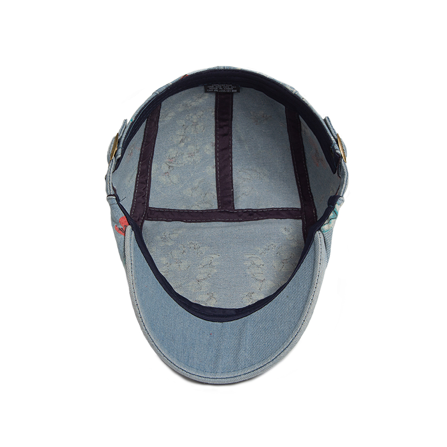 New Vintage Print Denim Beret  - Women Fashion Nz recension och pris