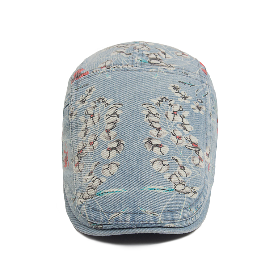 New Vintage Print Denim Beret  - Women Fashion Nz recension och pris