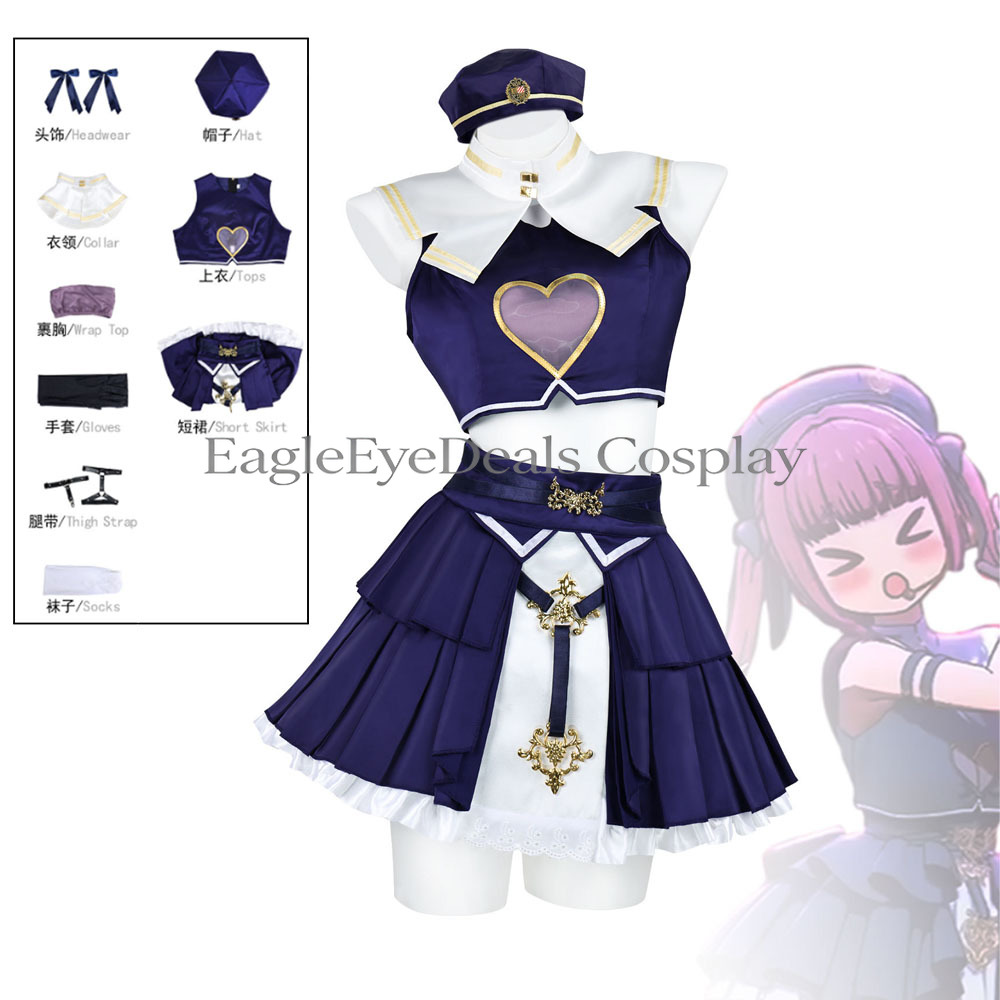 Anime Idol Cosplay Costume Wom - Pleated Skirt Women recension och pris