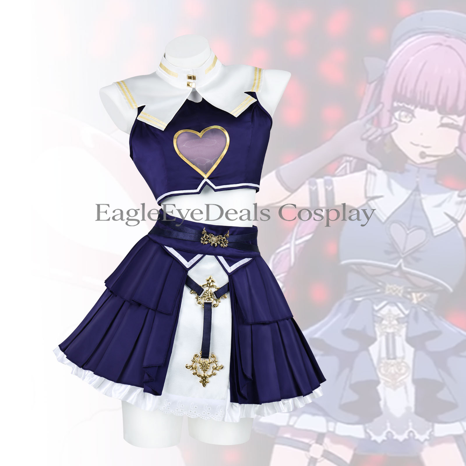 Anime Idol Cosplay Costume Wom - Pleated Skirt Women recension och pris