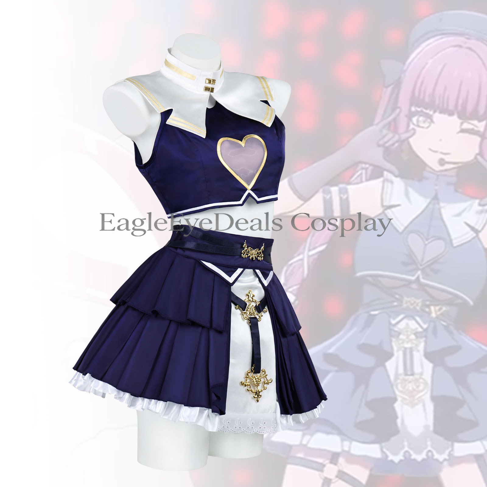 Anime Idol Cosplay Costume Wom - Pleated Skirt Women recension och pris
