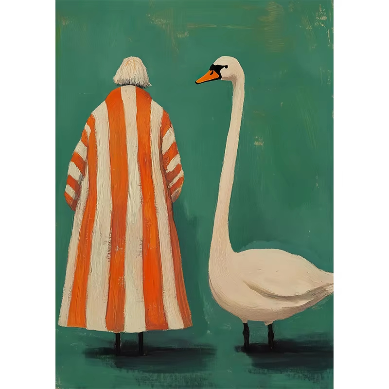 Oil Painting Retro Abstract 60 - Women'S Fashion In The 60S recension och pris