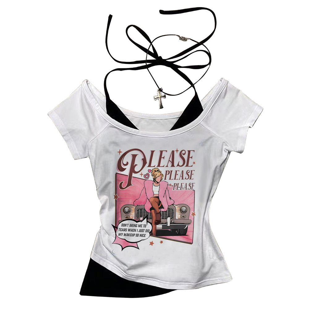 Sabrina Carpenter shirt girl V - Women'S Fashion From The 80S recension och pris