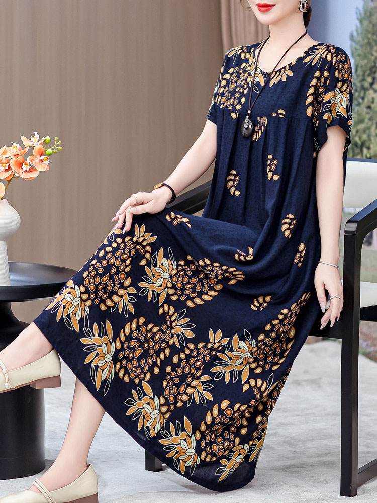 Elegant Mid-Length Cotton Silk - Women Fashion Over 50 recension och pris