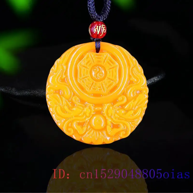 Yellow Jade Dragon Pendant Gif - Women'S Fashion Jewellery recension och pris