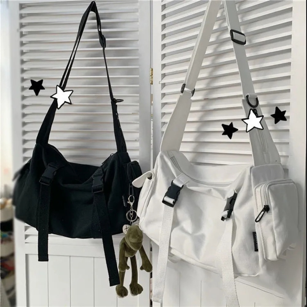 Black Crossbody Bags Women Des - Canvas Tote Bag recension och pris