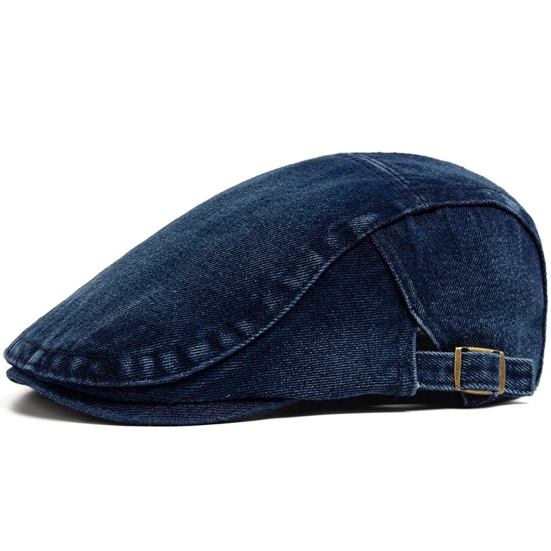 Adjustable Denim Cotton Beret  - Women Fashion Nz recension och pris