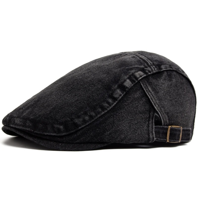 Adjustable Denim Cotton Beret  - Women Fashion Nz recension och pris