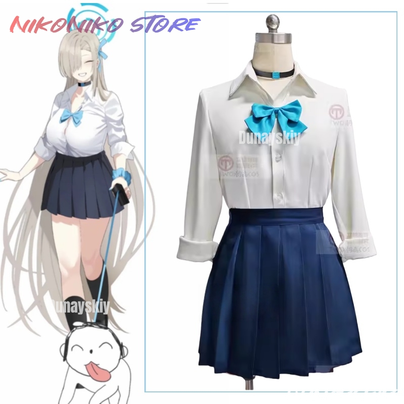 Game Blue Archive Cosplay Ichi - Pleated Skirt Women recension och pris