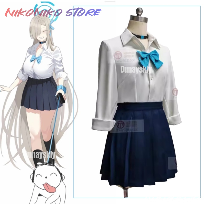 Game Blue Archive Cosplay Ichi - Pleated Skirt Women recension och pris