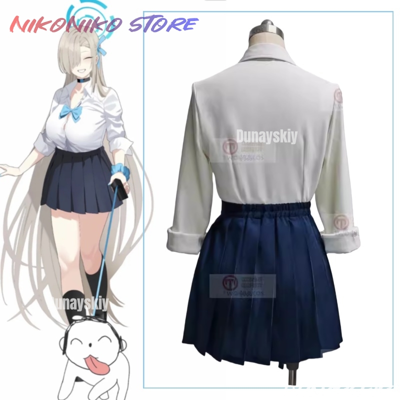 Game Blue Archive Cosplay Ichi - Pleated Skirt Women recension och pris