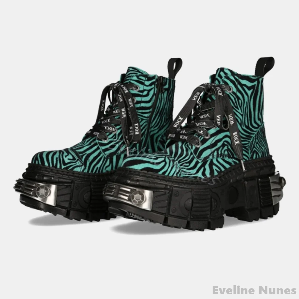 Retro Contrast Color Leopard P - Winter Fashion Women Boots recension och pris