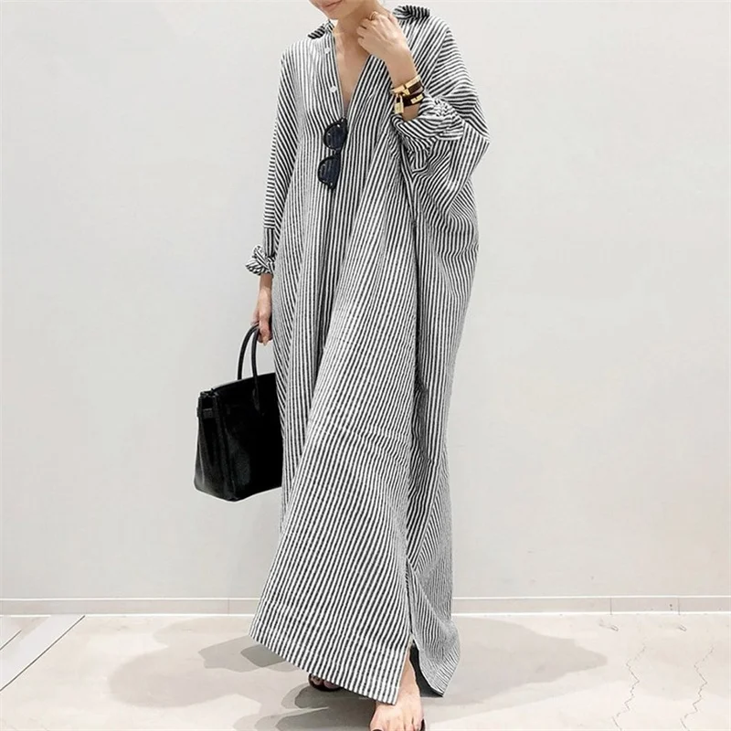 Elegant Office Commuter Stripe - Longline Cardigan Knit recension och pris