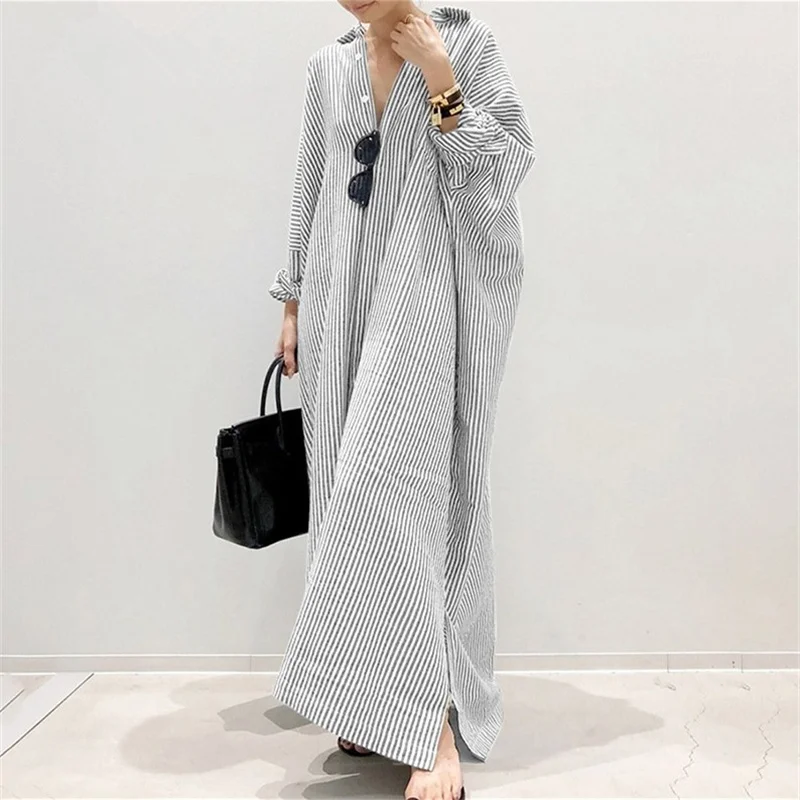 Elegant Office Commuter Stripe - Longline Cardigan Knit recension och pris