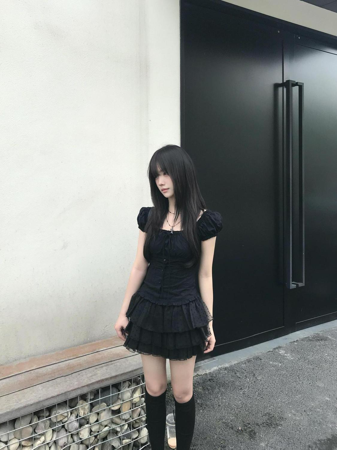 Women's Set 2026 Summer New Ko - Puff Sleeve Blouse recension och pris
