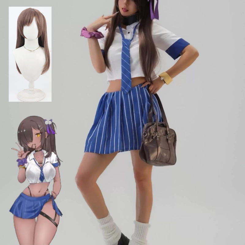 Naga Cosplay Costume JK Unifor - Pleated Skirt Women recension och pris