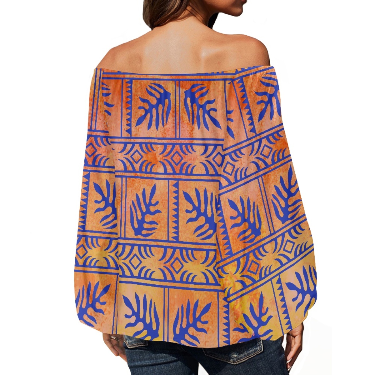 Polynesian Tribal Clothing Sam - Puff Sleeve Blouse recension och pris