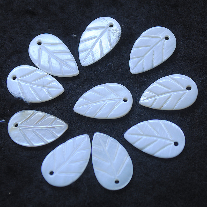 30PCS White Shell Leaf Shape 8 - Women Fashion Nz recension och pris