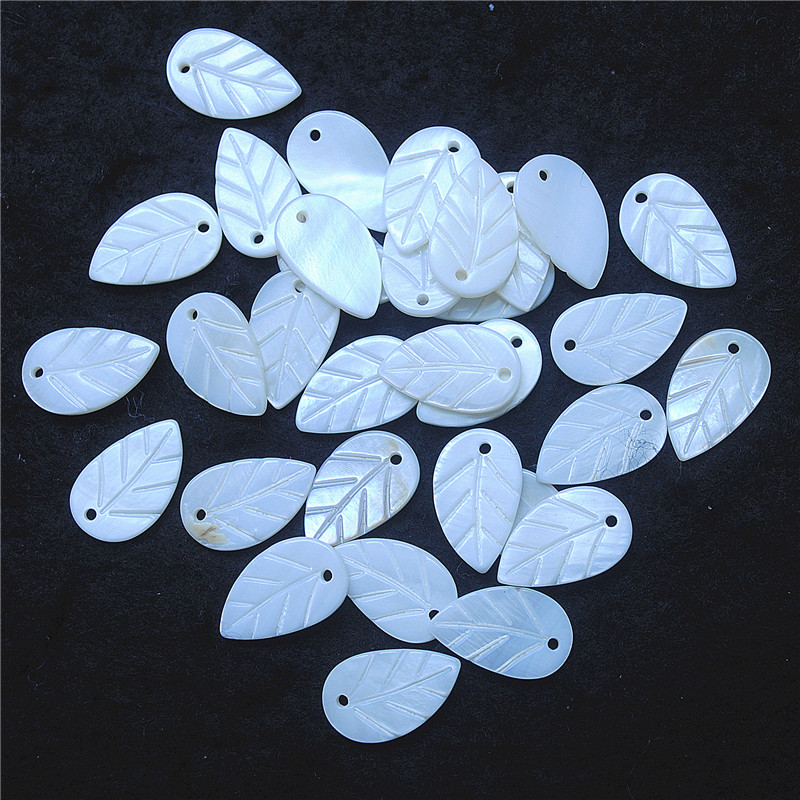 30PCS White Shell Leaf Shape 8 - Women Fashion Nz recension och pris
