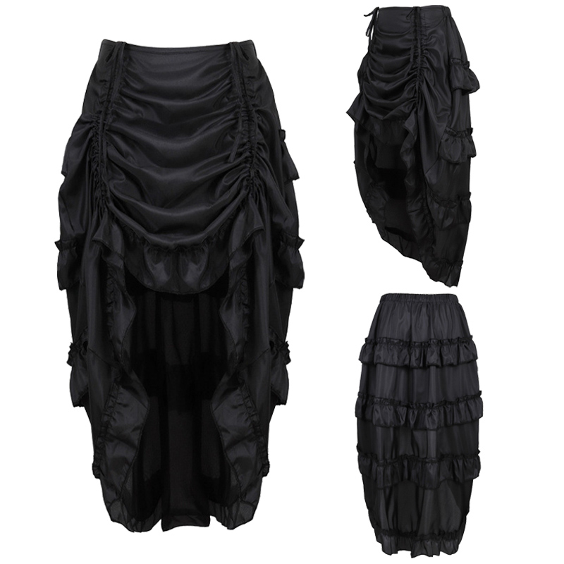Steampunk Gothic Corset With S - Pleated Skirt Women recension och pris