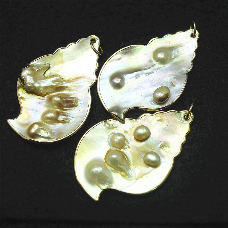 3PCS Nature Shell Pendants Mot - Women Fashion Nz recension och pris