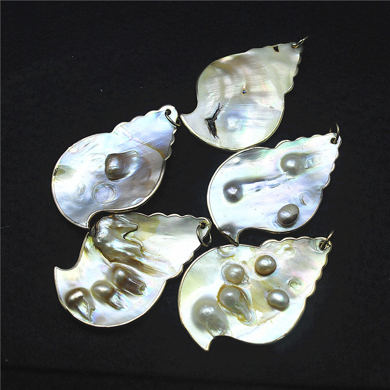 3PCS Nature Shell Pendants Mot - Women Fashion Nz recension och pris