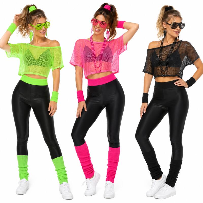 80s Hippie Disco Outfit Set Ne - Women'S Fashion From The 80S recension och pris