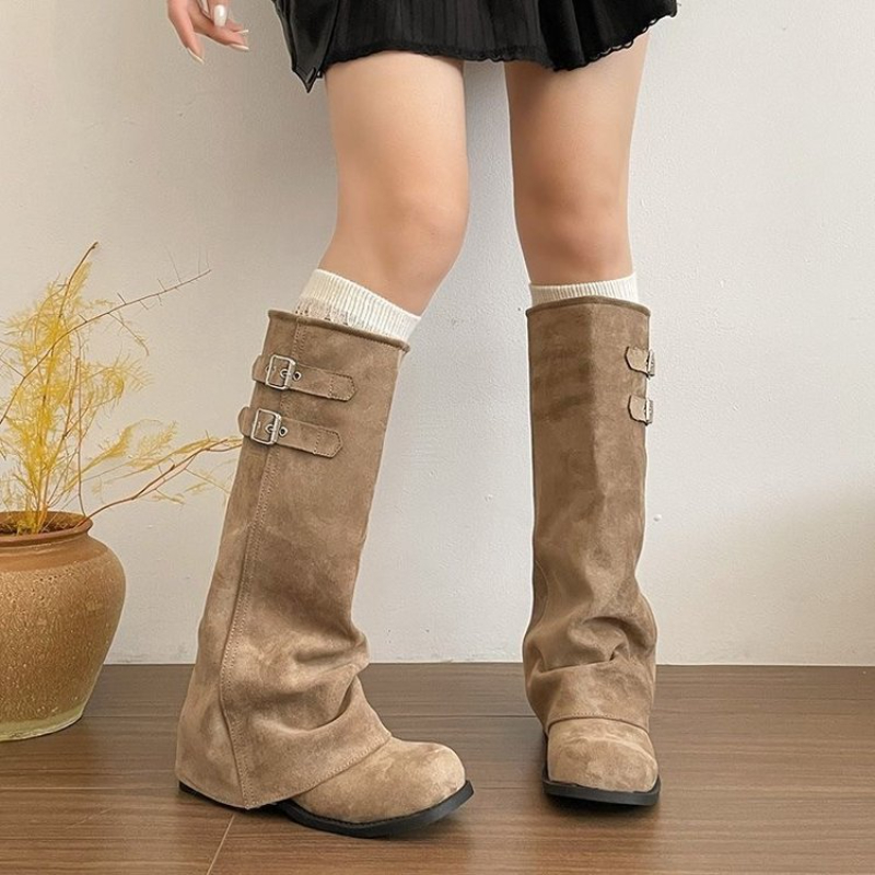 Y2K Korean Style Retro Knee‑hi - Winter Fashion Women Boots recension och pris