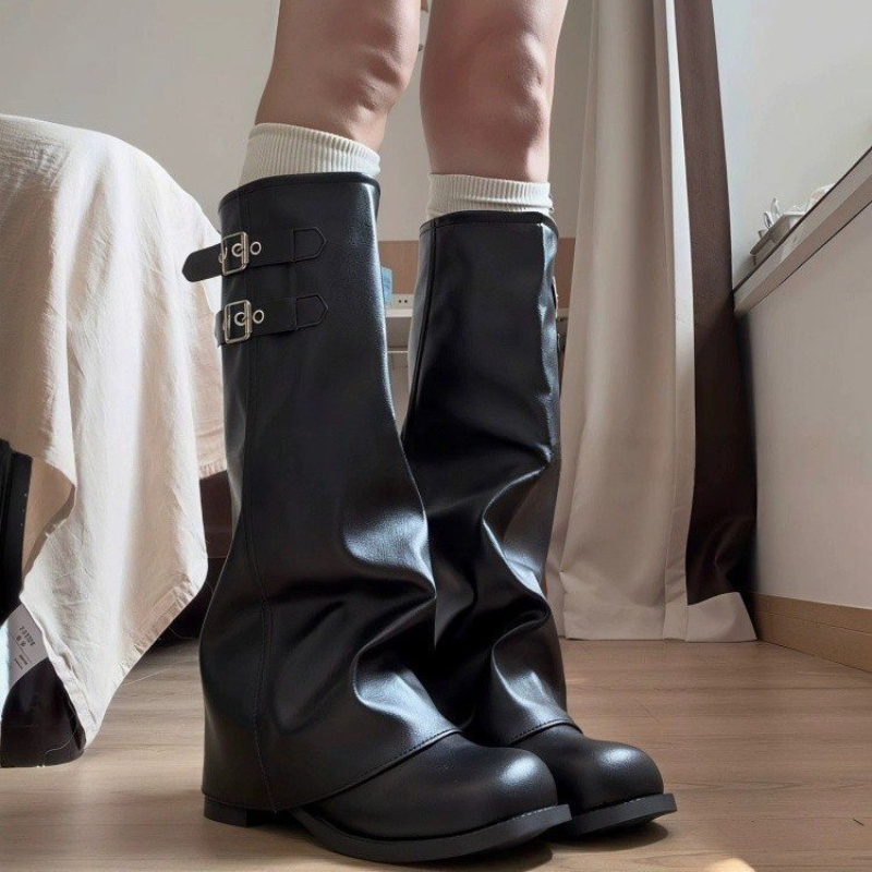 Y2K Korean Style Retro Knee‑hi - Winter Fashion Women Boots recension och pris