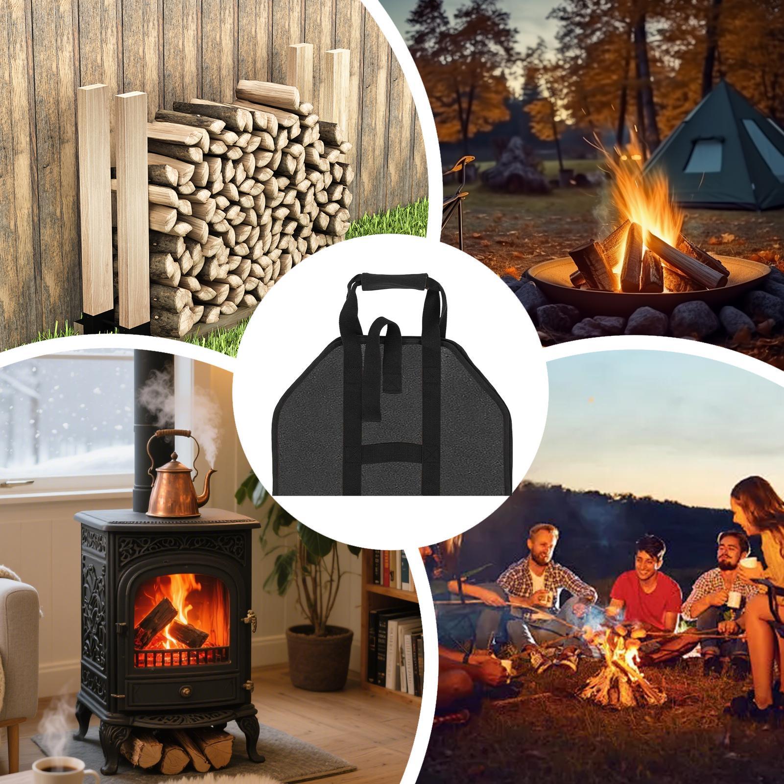 Firewood Carrier Large Portabl - Canvas Tote Bag recension och pris