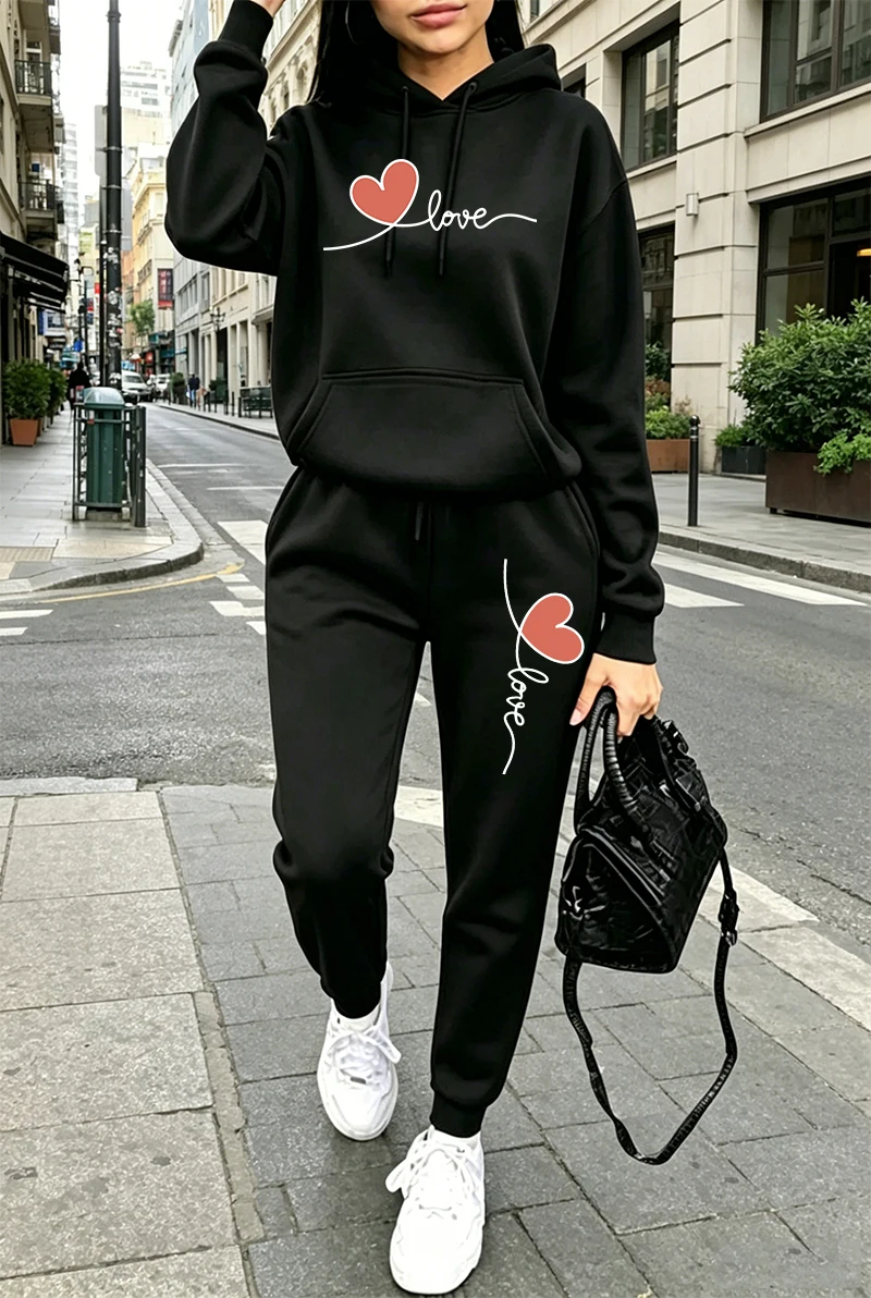 Womens Tracksuit Print Casual  - Women'S Fashion Middle Ages recension och pris