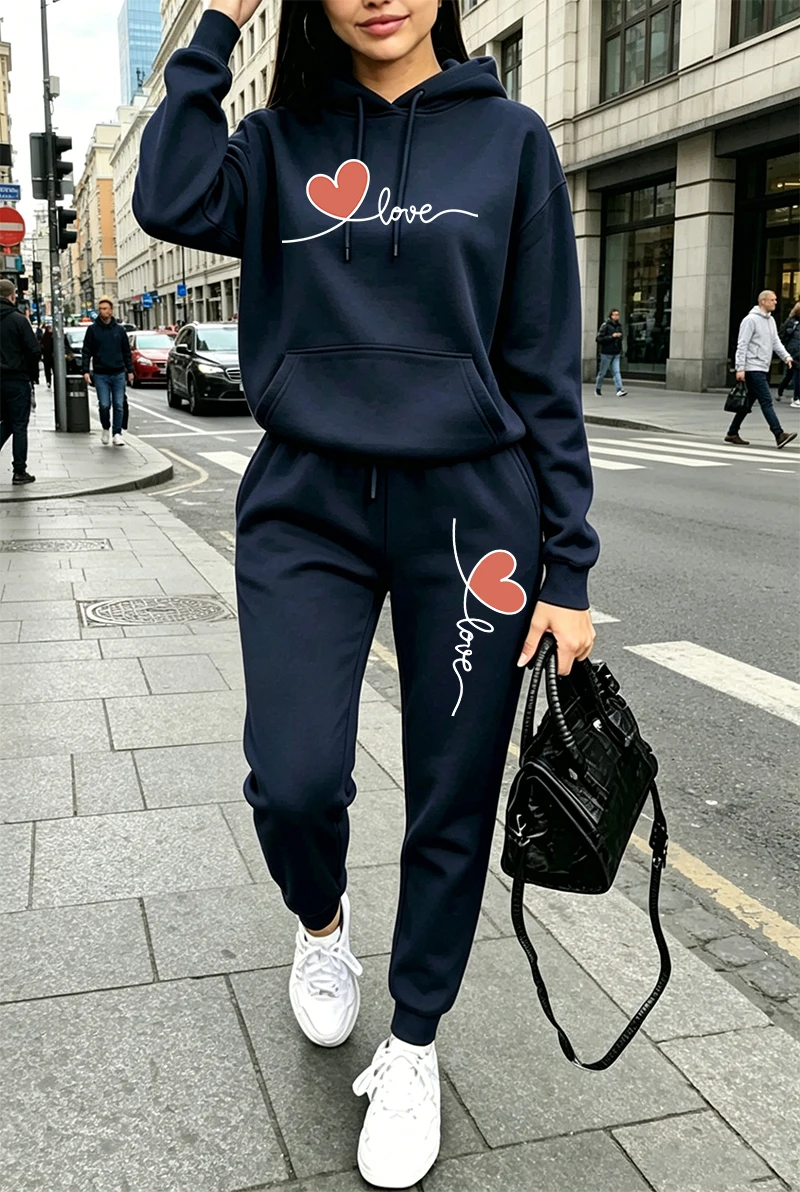 Womens Tracksuit Print Casual  - Women'S Fashion Middle Ages recension och pris