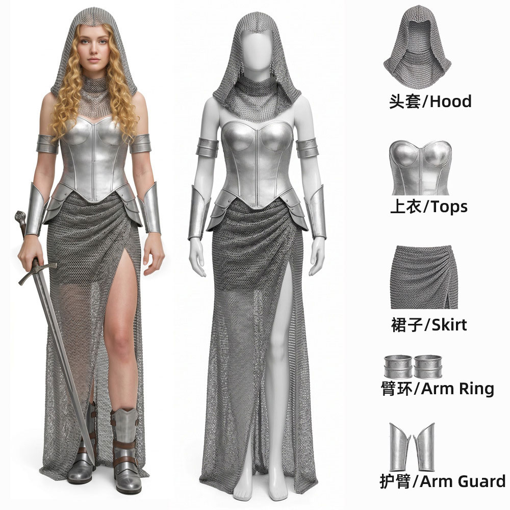 Medieval Women Knight Cosplay  - Women'S Fashion Jewellery recension och pris