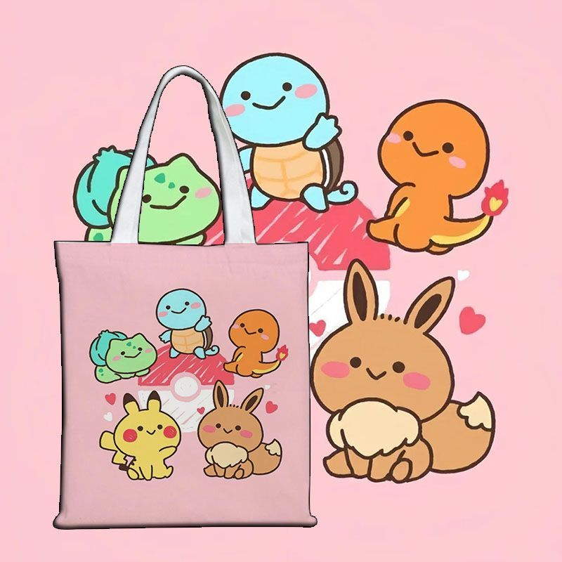 Pokémon Cute Canvas Bag Canvas - Canvas Tote Bag recension och pris
