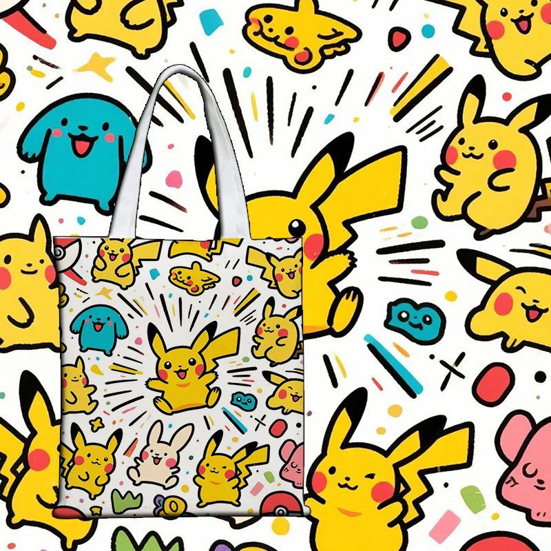 Pokémon Cute Canvas Bag Canvas - Canvas Tote Bag recension och pris
