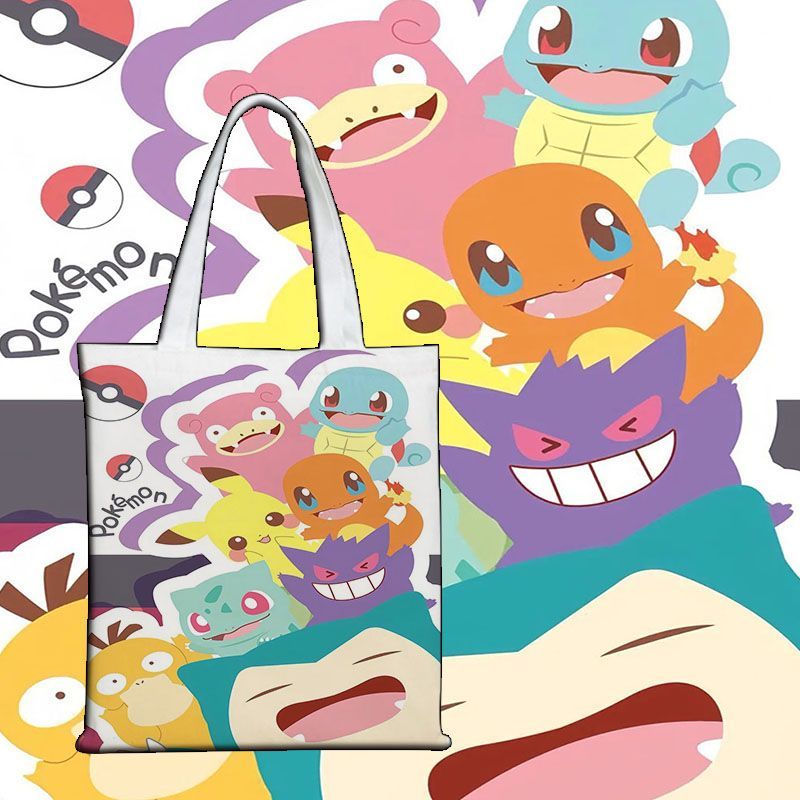 Pokémon Cute Canvas Bag Canvas - Canvas Tote Bag recension och pris