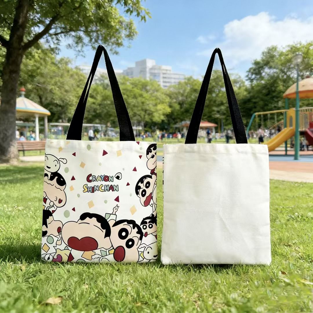 2026 New Crayon Shin-chan Canv - Canvas Tote Bag recension och pris